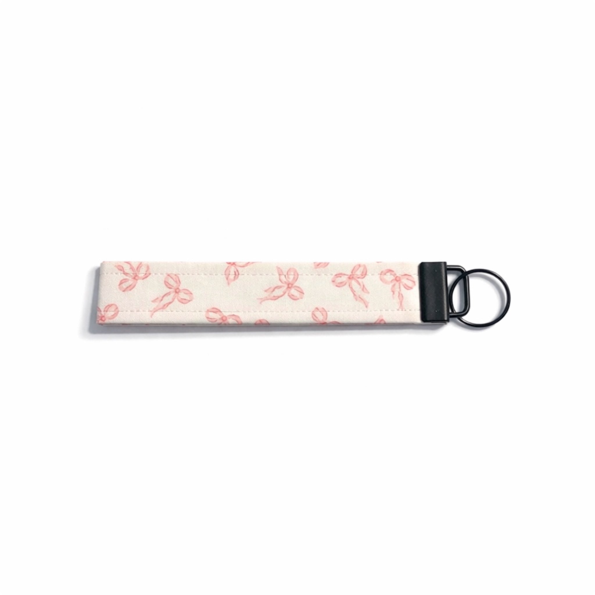 Pink Bow Cloth Wristlet