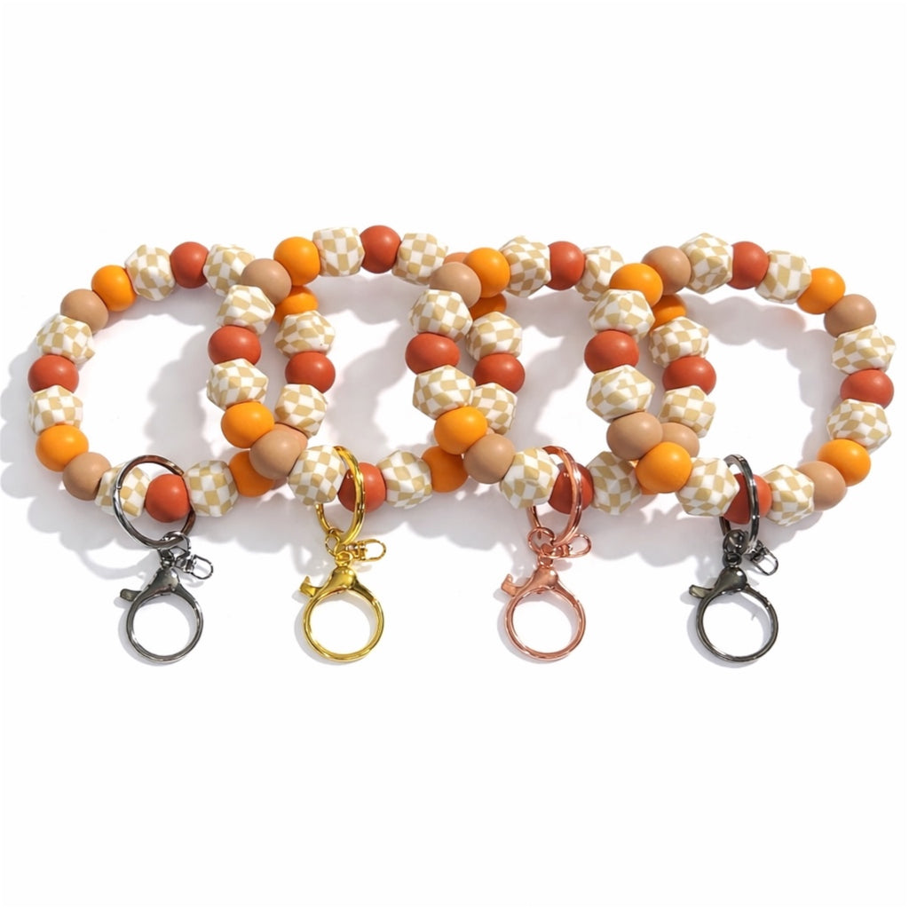 Golden Harvest Silicon Beaded Wristlet