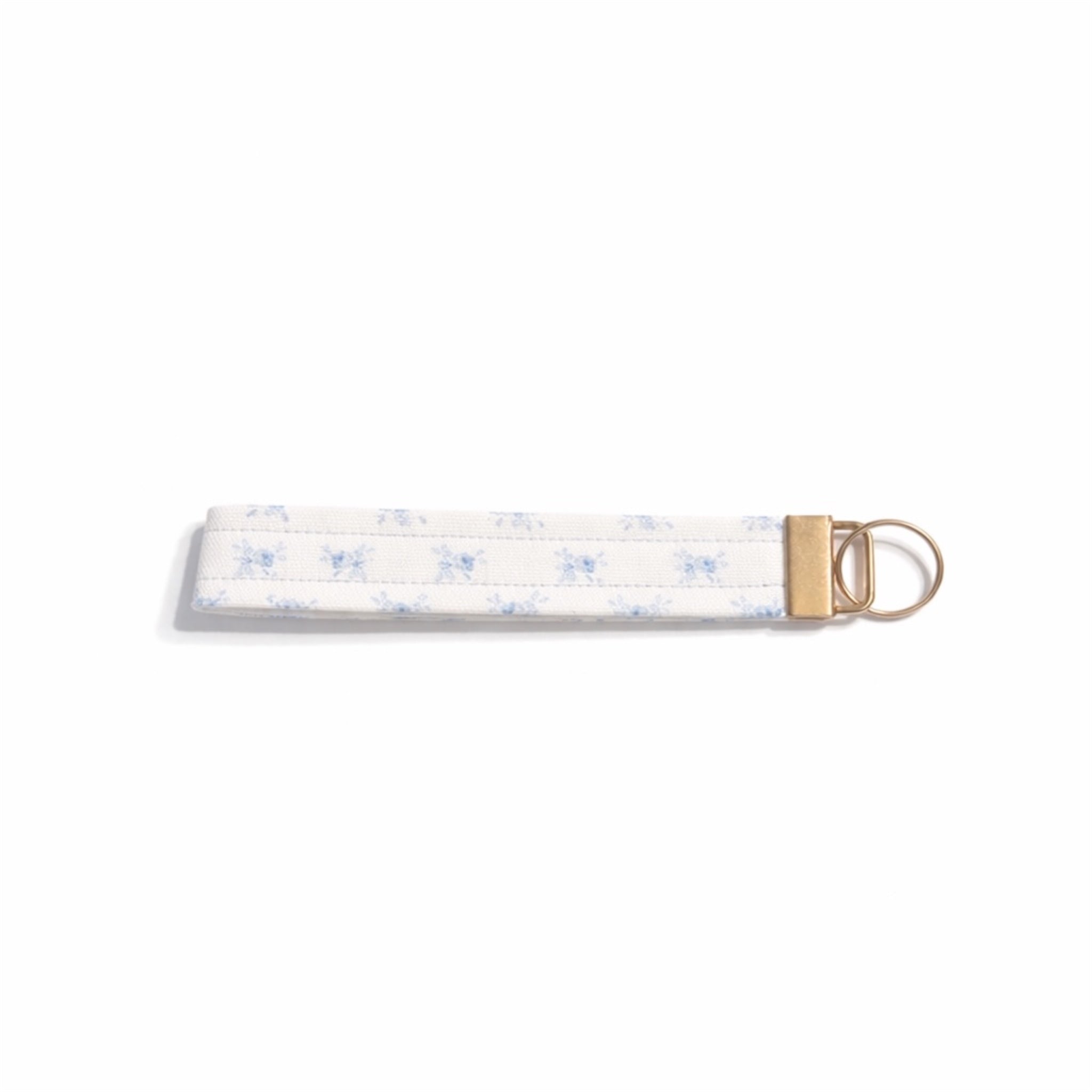 Blue Flower Cloth Wristlet