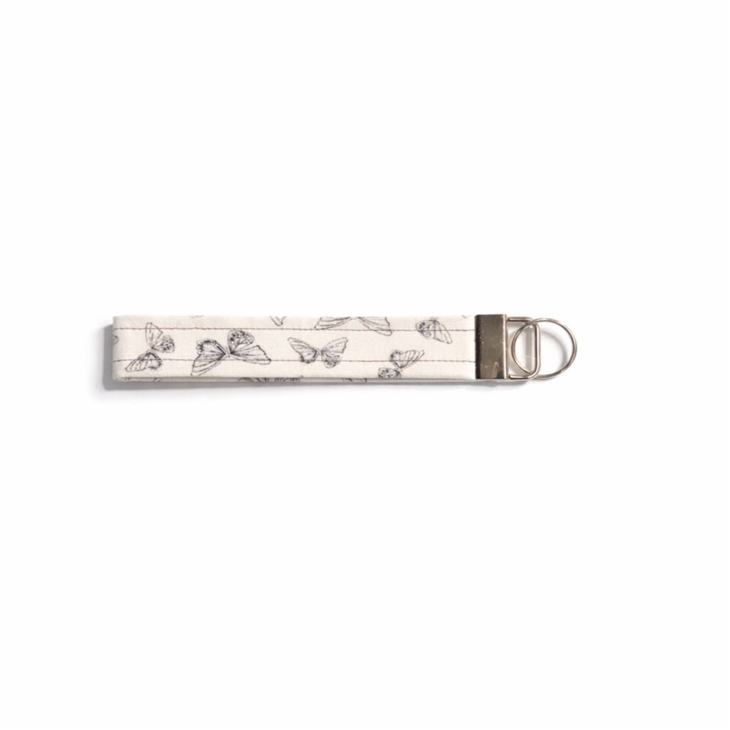 Black Butterfly Cloth Wristlet