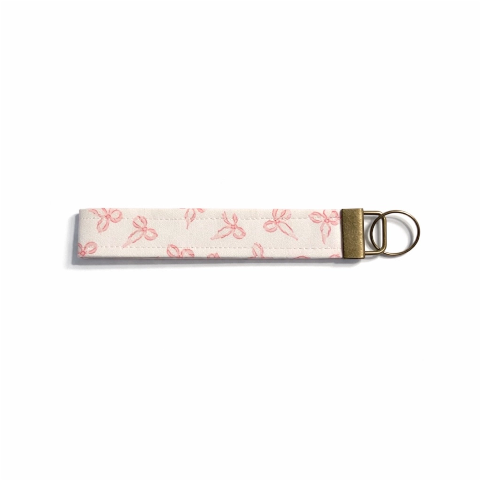 Pink Bow Cloth Wristlet