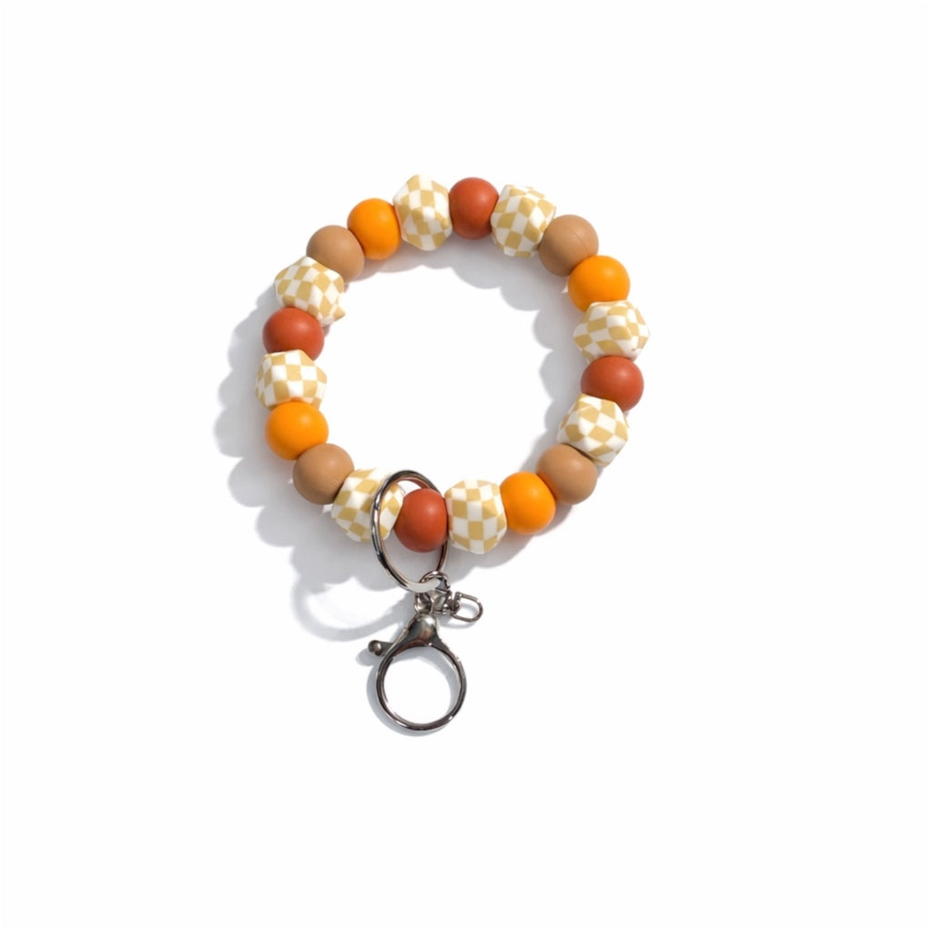 Golden Harvest Silicon Beaded Wristlet