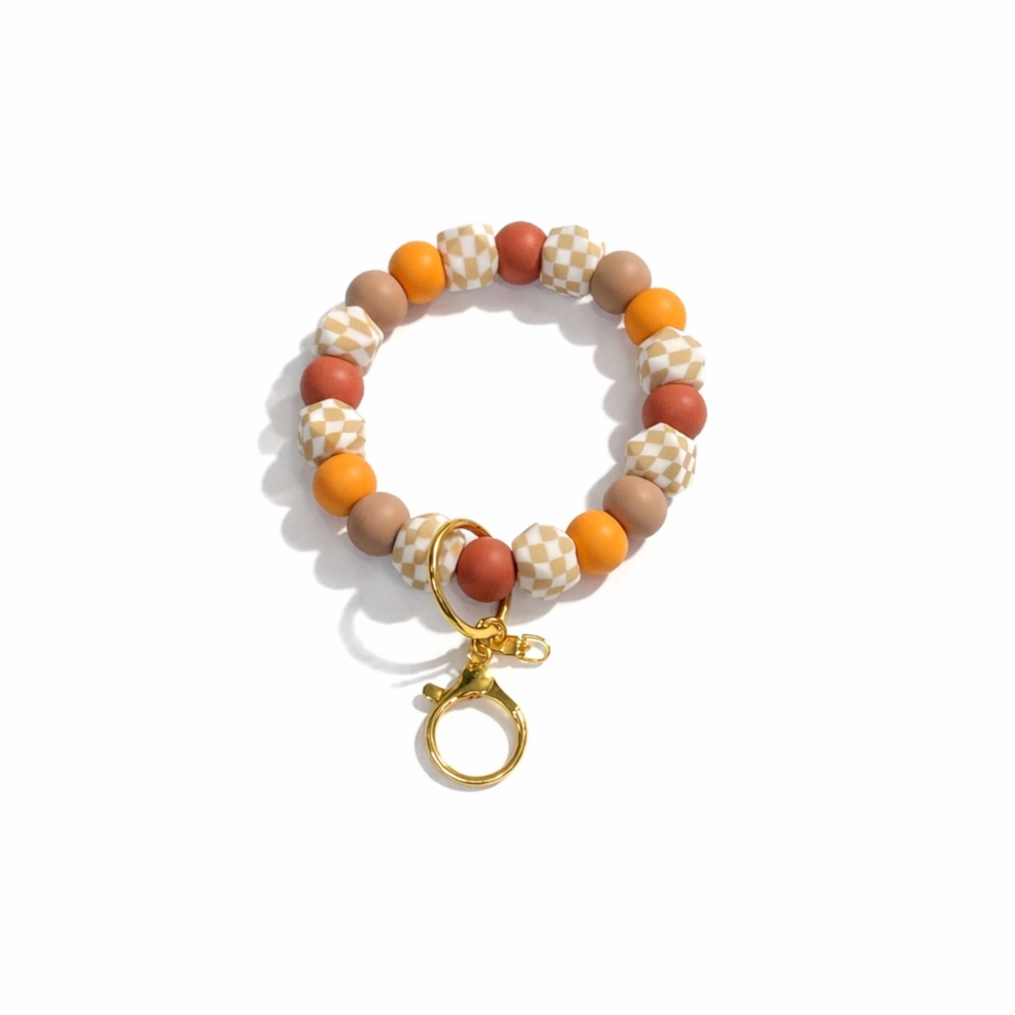 Golden Harvest Silicon Beaded Wristlet