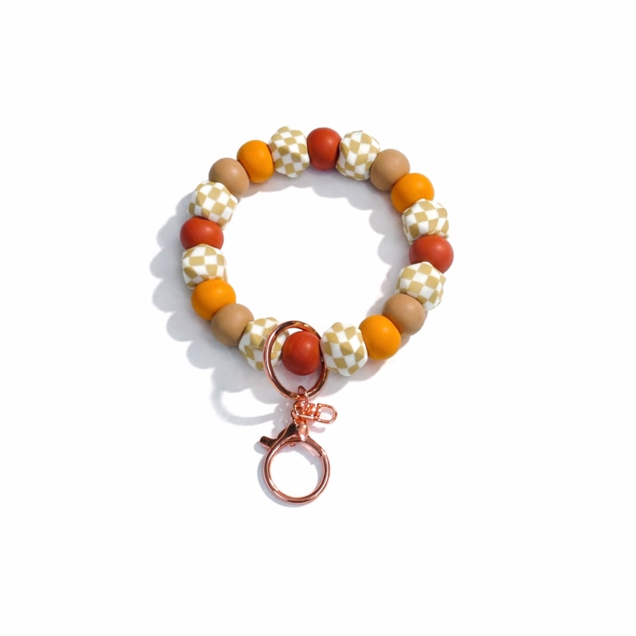 Golden Harvest Silicon Beaded Wristlet