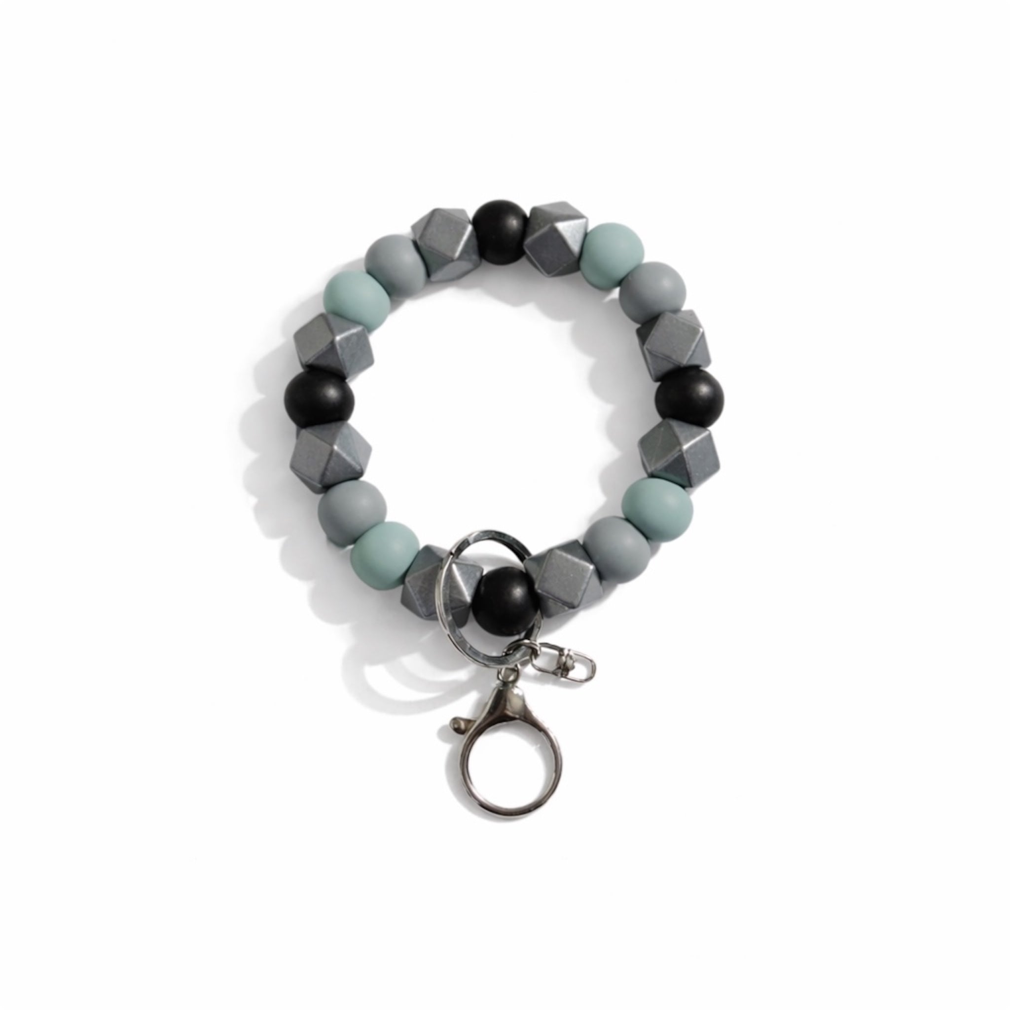 Midnight Tide Silicon Beaded Wristlet