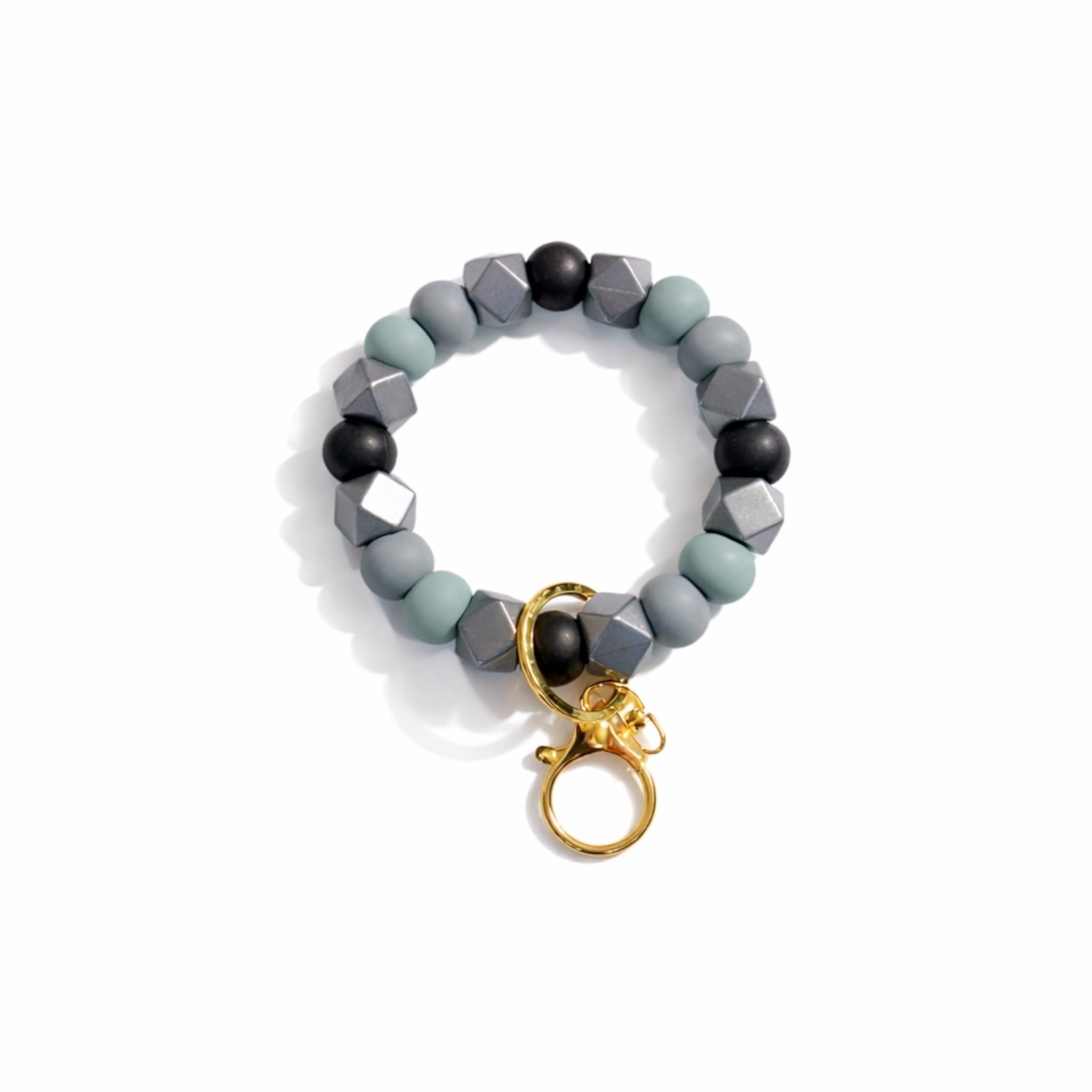 Midnight Tide Silicon Beaded Wristlet