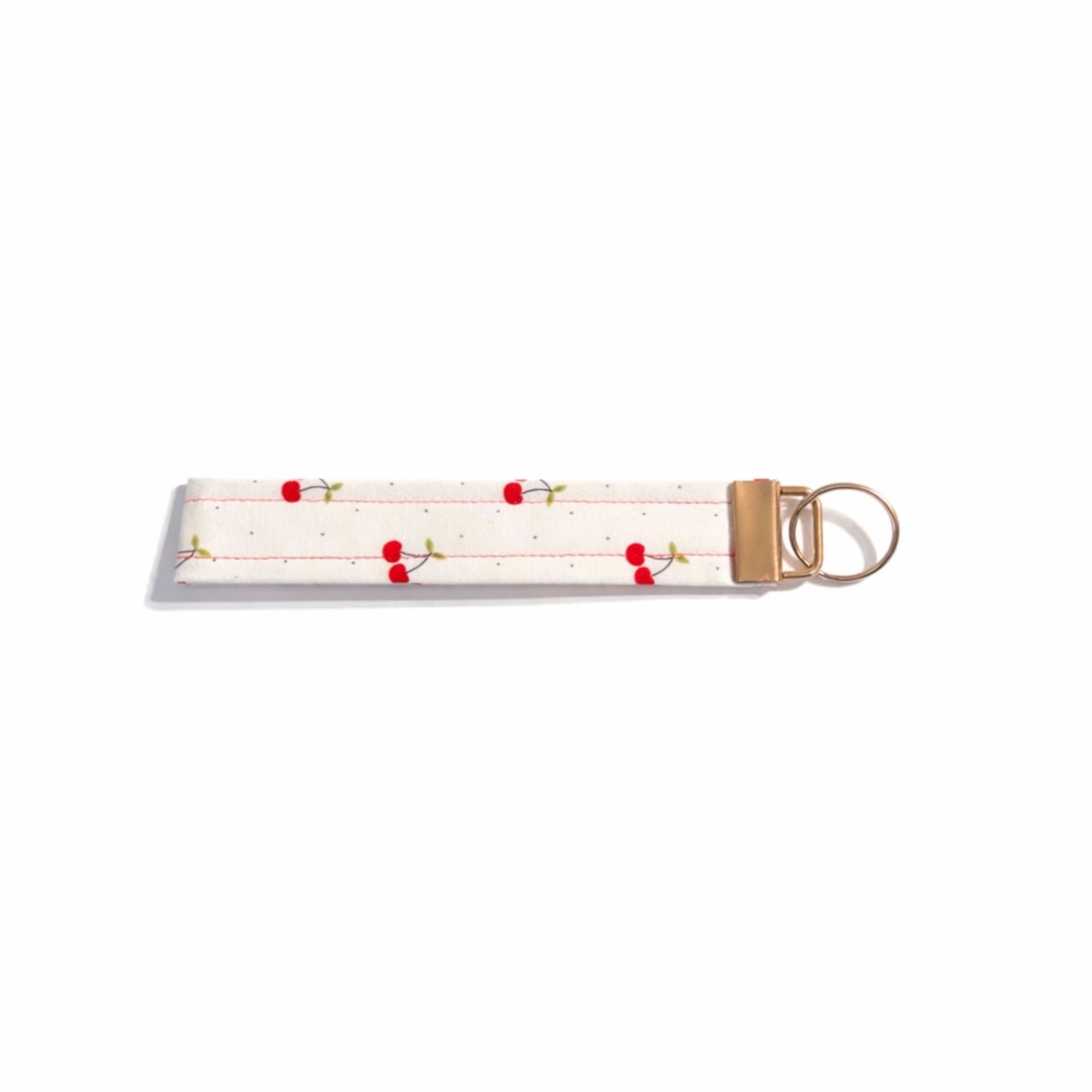 Red Cherry Cloth Wristlet