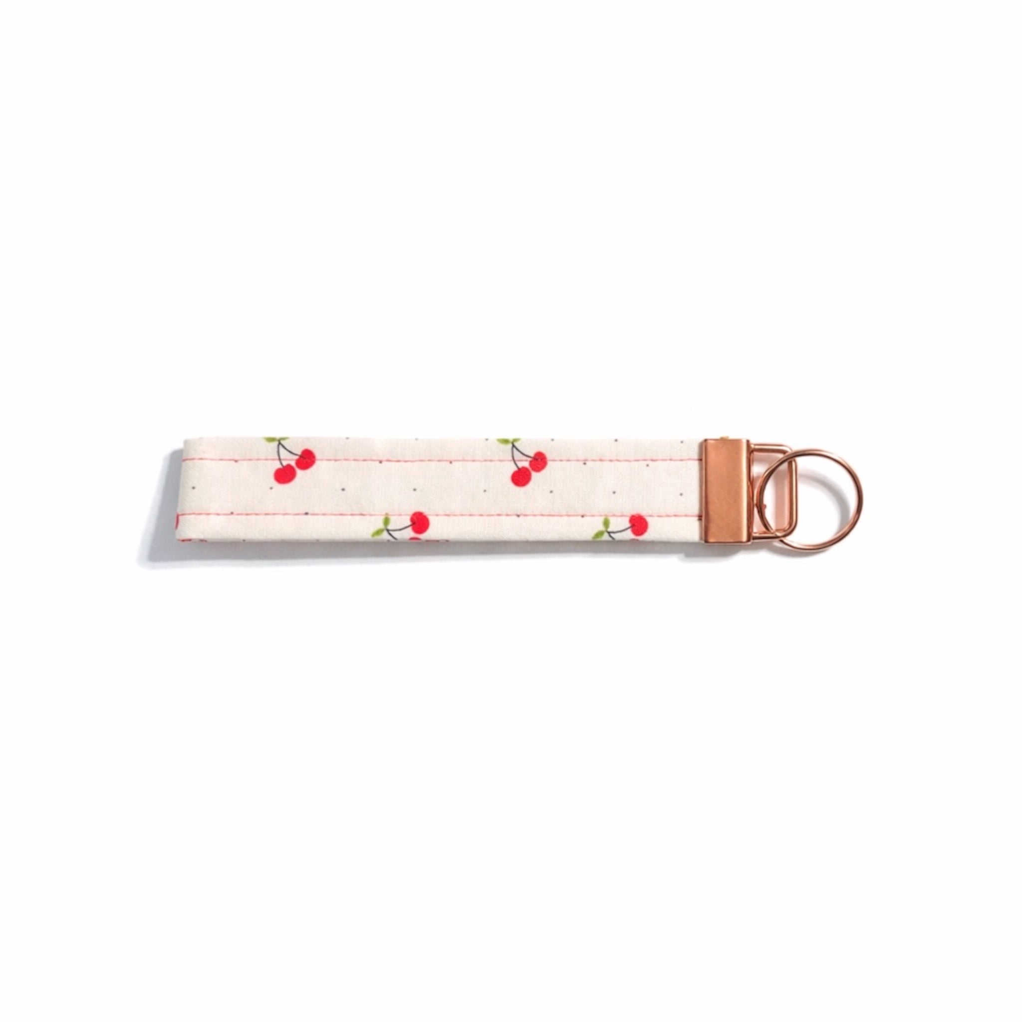 Red Cherry Cloth Wristlet