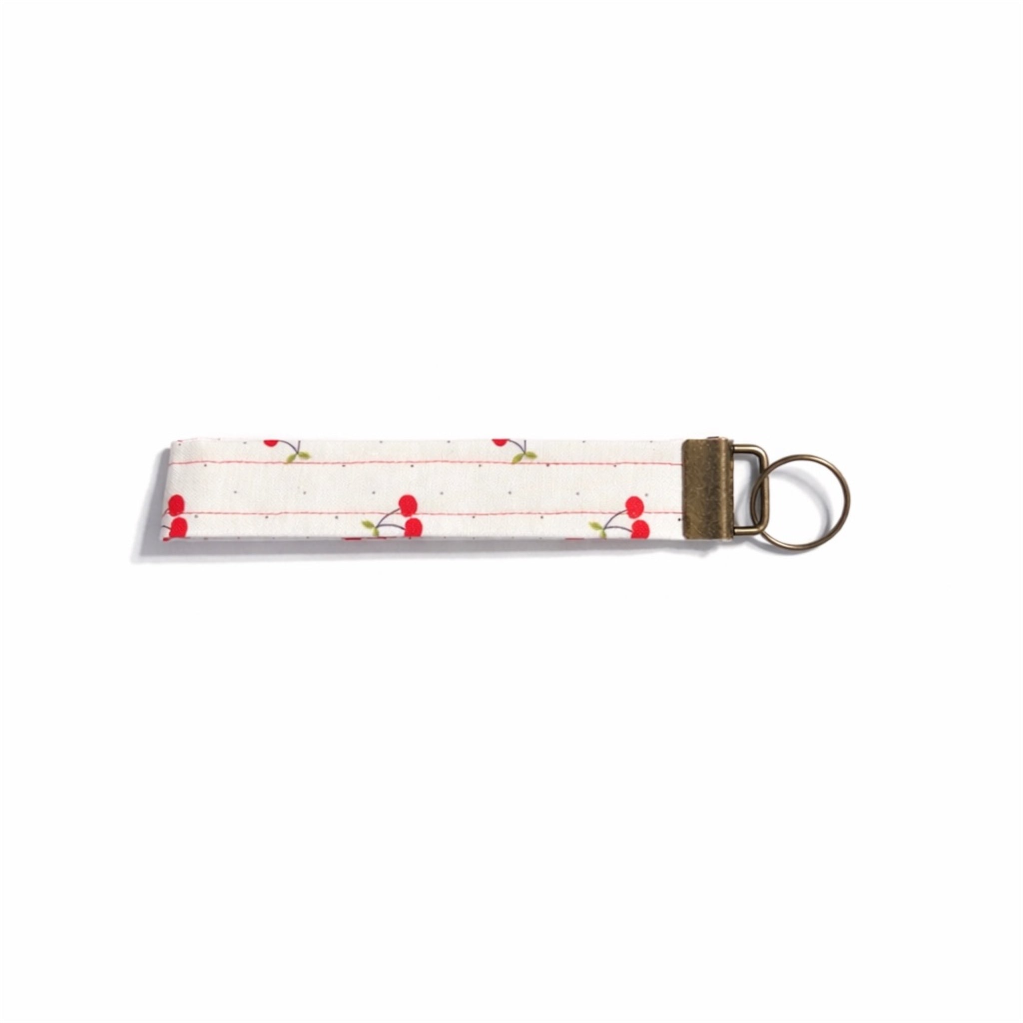 Red Cherry Cloth Wristlet